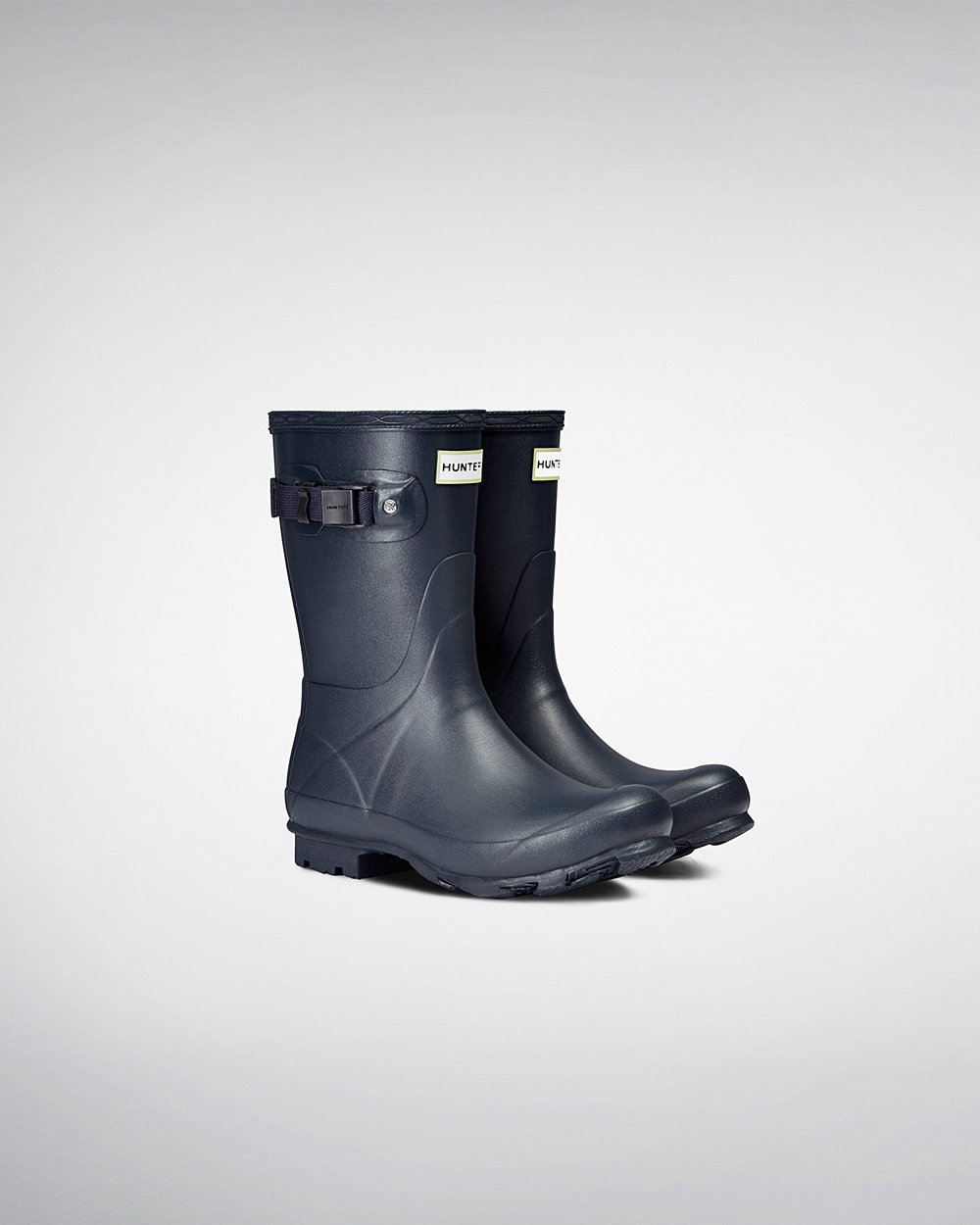 Galochas Curtas Hunter Feminina Azul Marinho - Norris Field - 20QXYLBKF